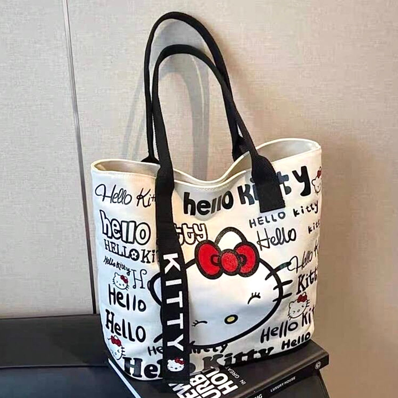 New Hello Kitty Canvas Tote Bag
