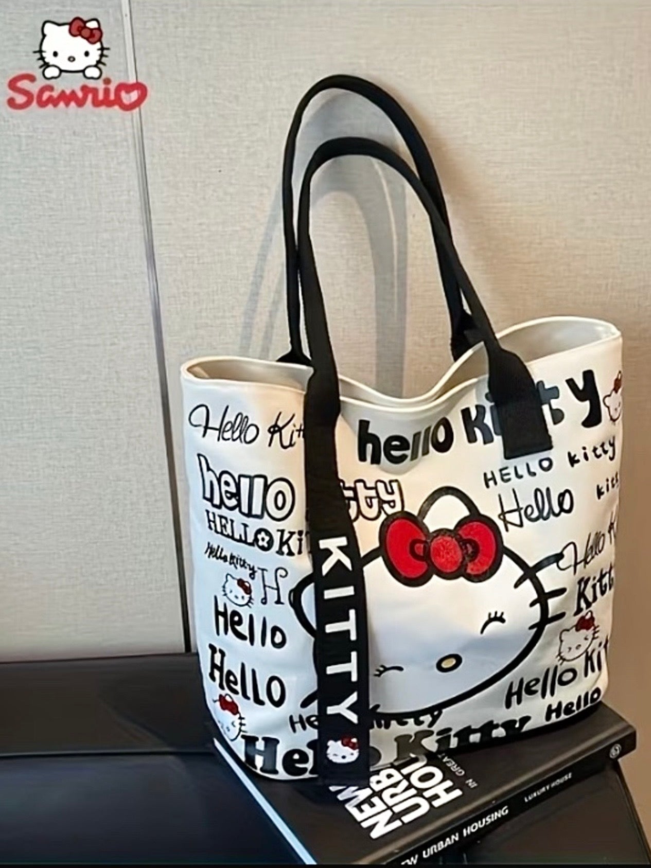 New Hello Kitty Canvas Tote Bag